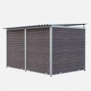 Chenil MKS en composite WPC - ETERNA - 3 x 2 m - Fa�ade en grillage - image 3