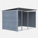Chenil MKS en composite WPC - ETERNA - 3 x 2 m - Fa�ade en grillage - image 6