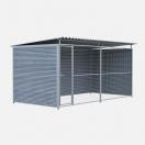 Chenil MKS en composite WPC - ETERNA - 4 x 2 m - Fa�ade en grillage - image 7