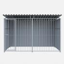 Chenil m�tal MKS - METALLO 3 x 2 m - Fa�ade en barreaux