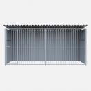 Chenil m�tal MKS - METALLO 4 x 2 m - Fa�ade en barreaux