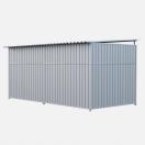Chenil m�tal MKS - METALLO double 4 x 2 m avec 1 s�paration, 2 portes - Fa�ade en barreaux - image 3