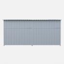 Chenil m�tal MKS - METALLO double 4 x 2 m avec 1 s�paration, 2 portes - Fa�ade en barreaux - image 4