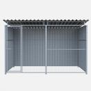 Chenil m�tal MKS - METALLO 3 x 2 m - Fa�ade en grillage