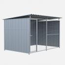 Chenil m�tal MKS - METALLO 3 x 2 m - Fa�ade en grillage - image 2