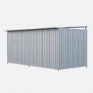 Chenil m�tal MKS - METALLO double 4 x 2 m avec 1 s�paration, 2 portes - Fa�ade en grillage - image 3