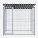 Chenil en kit m�tal grillag� - 2 x 2 m - MKS