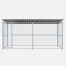 Chenil en kit m�tal grillage - 4 x 2 m - MKS