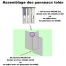 Kit 2 ou 3 branches pour fixations des panneaux t�l�s - image 5