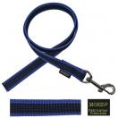 Laisse de conduite gomme - Bleu fonc�