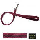 Laisse gomme avec poign�e - Fuschia