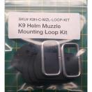 Bouclerie pour fixation museli�re sur casque K9 Helm