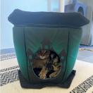 Manoir hant� noir phosphorescent pour chat - image 3