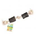 Corde en coton recycl� naturel avec Corne de Buffle - image 3