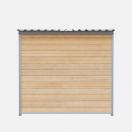 Chenil d�angle en bois + panneaux grillage MKS - 2m x 2 m - image 4
