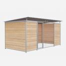 Chenil Protection MKS en bois + grillage - 4 m x 2 m - image 2