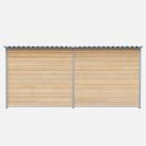 Chenil Protection MKS en bois + grillage - 4 m x 2 m - image 4