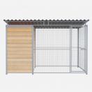 Chenil Junior MKS en bois + grillage - 3 m x 2 m