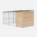 Chenil Junior MKS en bois + grillage - 4 m x 2 m - image 4