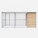 Chenil Junior MKS en bois + grillage - 4 m x 2 m - image 5