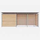 Chenil Eleveur Super Pro MKS en bois + grillage - 5 m x 2 m