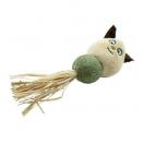 Jouet chat en peluche avec boule de jeu - Bubimex