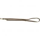 Laisse r�glable Pure en cuir - Brun