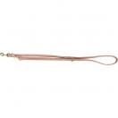 Laisse r�glable Pure en cuir - Rose