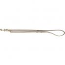 Laisse r�glable Pure en cuir - Gris clair