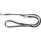 Laisse r�glable Pure � couture ronde - noir