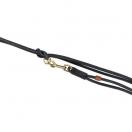 Laisse r�glable Pure � couture ronde - noir - image 2