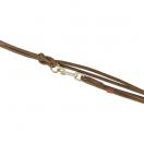 Laisse r�glable Pure � couture ronde - brun - image 2
