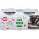 Soupe au Poulet et au Saumon