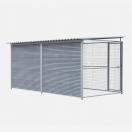 Chenil d�angle en composite WPC  + panneaux grillage MKS - 4m x 2 m - image 6