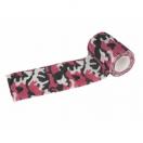 Bandage autocollant rose camouflage