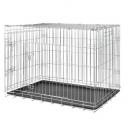 Cage de transport m�tal pliante - 2 portes