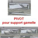 Syst�me pivotant pour anneau support gamelle