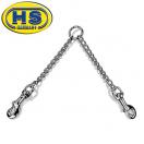 Accouple cha�ne pour chiens, acier chrom� - Qualit� Pro HS