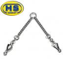 Accouple cha�ne pour chiens en acier chrom� - Qualit� Pro HS - image 1