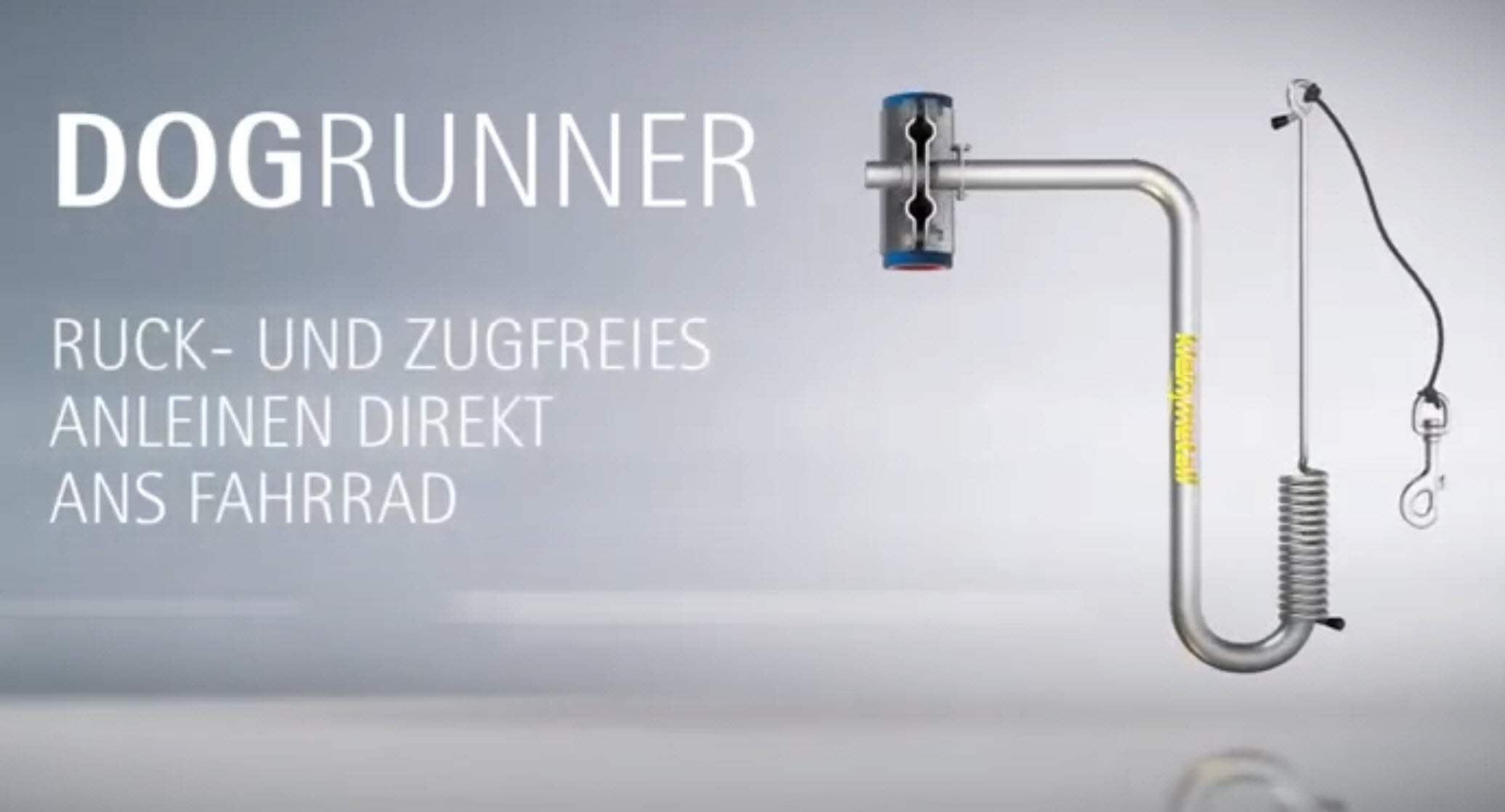 Dog Runner - Accessoire cani-vtt pour faire du vélo avec son chien vidéo_1